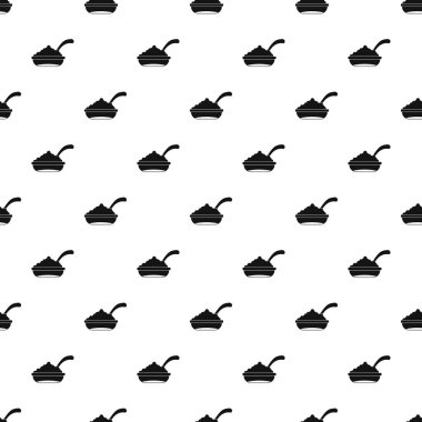 Havyar kaşık deseni, basit tarzı ile kase