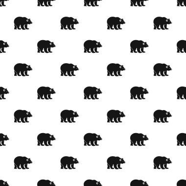 Ayı desen, basit tarzı