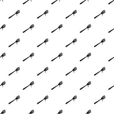 Spagetti bir çatal desenini, basit tarzı