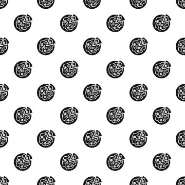 İtalyan pizza desen, basit tarzı