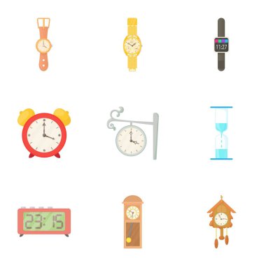 Saat Boyut simgeler ayarla, tarzı çizgi film