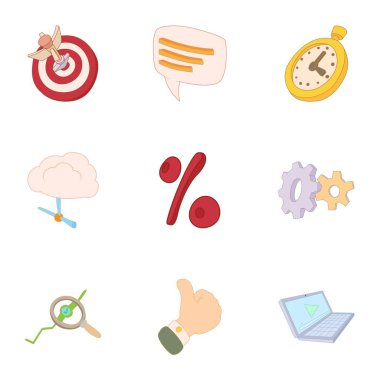 Internet veri simgeler kümesi, karikatür tarzı