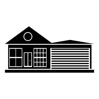 Ev Garaj simgesi, basit tarzı ile