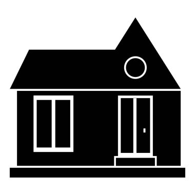 Özel ev simgesini, basit tarzı