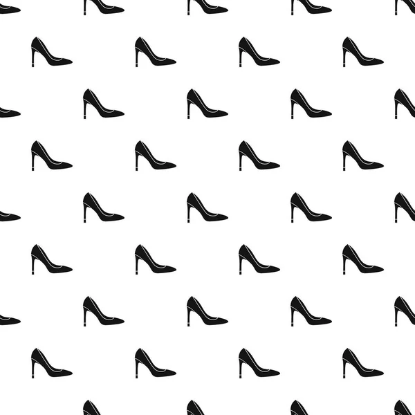 High heel shoe pattern, simple style — Stock Vector