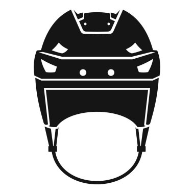 Hokey kask simgesi, basit tarzı