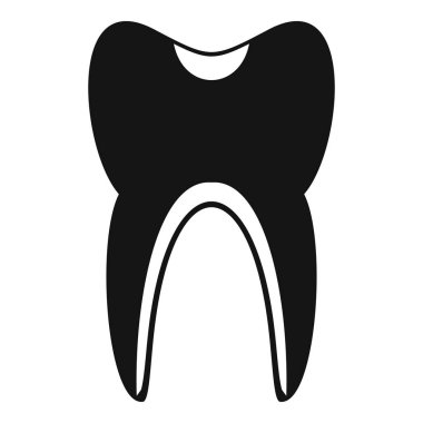 Diş simgesi, basit biçim