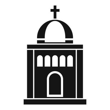 Kilise kutsal kişilerin resmi, basit tarzı