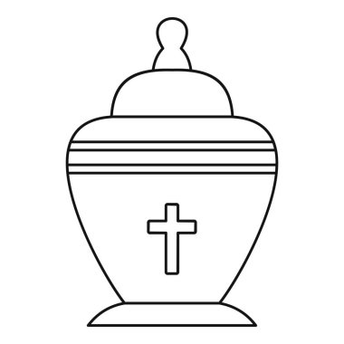 Urn simgesi, anahat stili