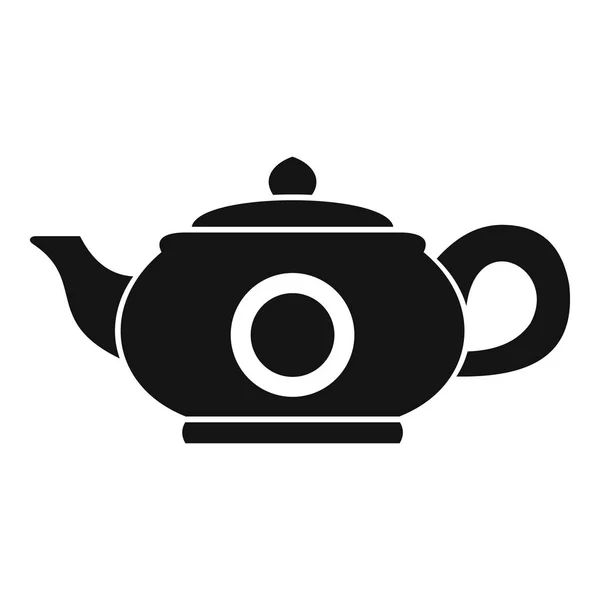 Teekanne Symbol, einfacher Stil — Stockvektor