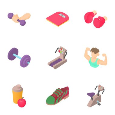 Spor simgeleri ayarla, tarzı çizgi film