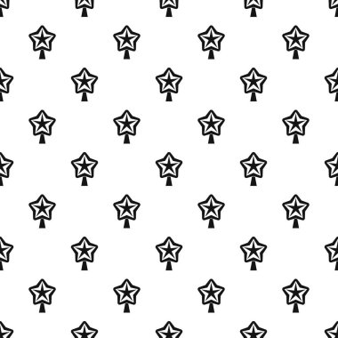 Noel yıldız deseni, basit tarzı