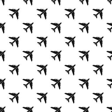 Uçak desen, basit tarzı