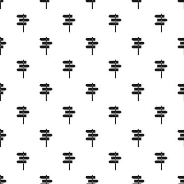 Yön işareti desen, basit tarzı