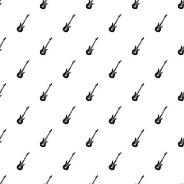 Elektro gitar desen, basit tarzı