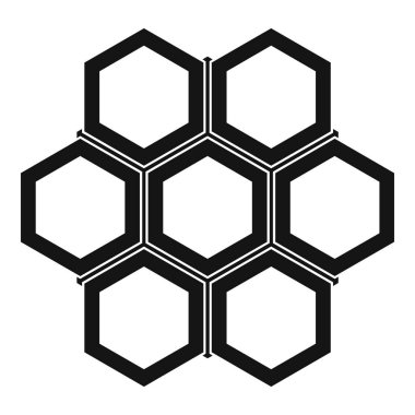 Küçük kutsal kişilerin resmi, basit tarzı petek