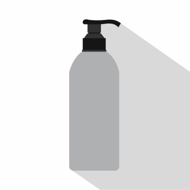 Kozmetik şişe simgesi, düz stil