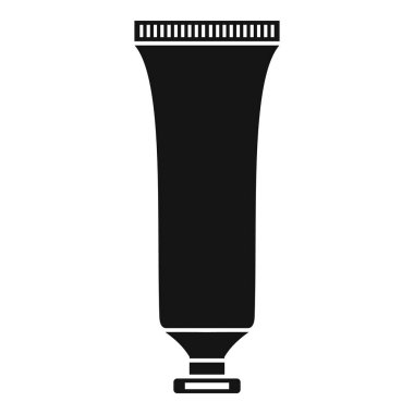 Kozmetik tüp simgesi, basit tarzı