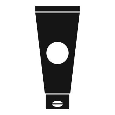 Krem tüpü simgesi, basit biçim