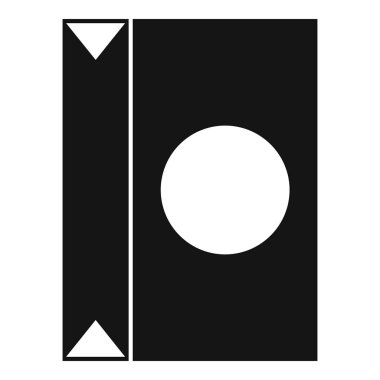 Büyük paket simgesi, basit tarzı