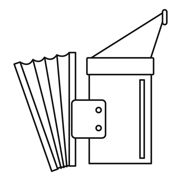 Icono de fumigación, estilo de esquema — Archivo Imágenes Vectoriales