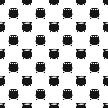 Kazan cadı iksiri desen, basit tarzı