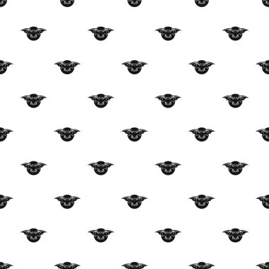 Yarasa ve ay desen, basit tarzı