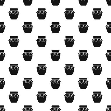 Reçel kavanozu desen, basit tarzı