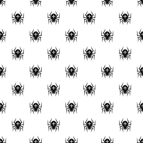 Spider pattern, simple style — Stock Vector