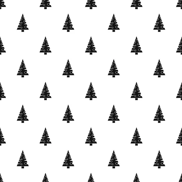 クリスマス ツリーのパターン、シンプルなスタイル — ストックベクタ