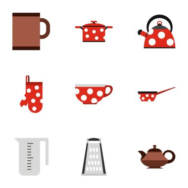 Sofra Icons set, düz stil