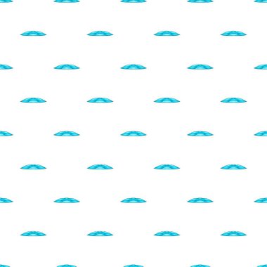 Mavi su dalga paterni, karikatür tarzı