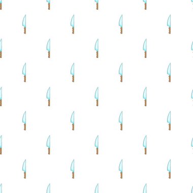 Mutfak bıçak desen, karikatür tarzı