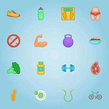 Spor simgeleri ayarla, tarzı çizgi film