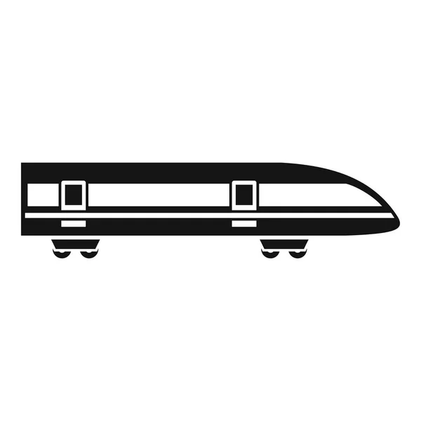 Modern high speed train icon, simple style — Stock Vector