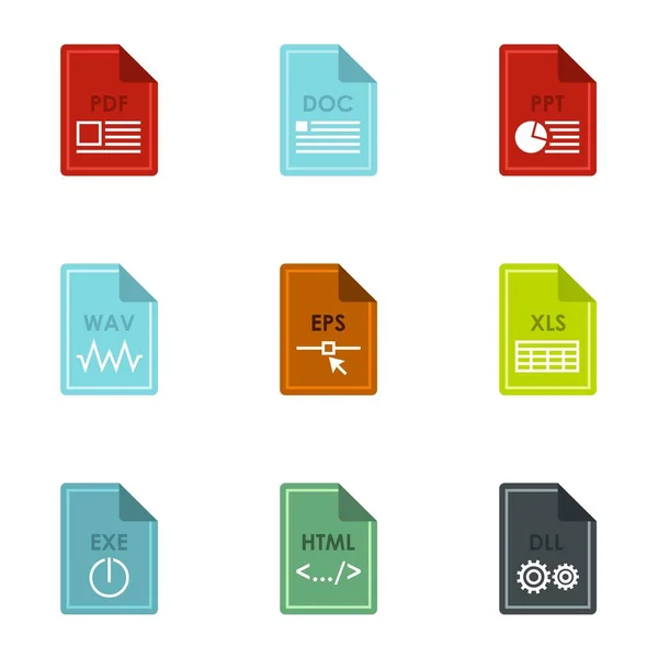 File type icons as labels set - zip, pdf, jpg, doc Stock Vector Image ...