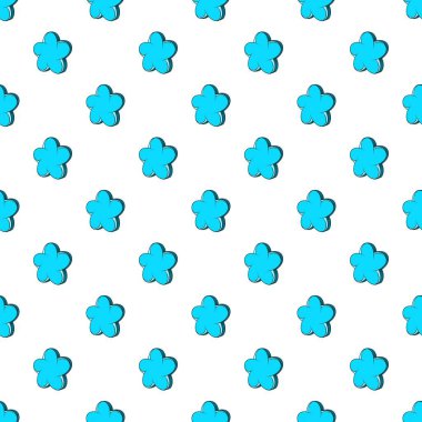 Yıldız şekilli çiçek deseni, karikatür tarzı