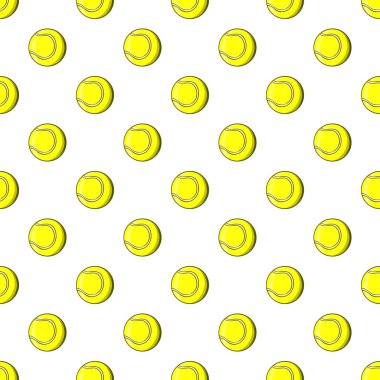 Tenis topu desen, karikatür tarzı