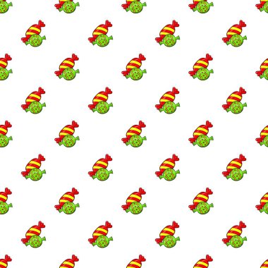 Şeker desen, karikatür tarzı