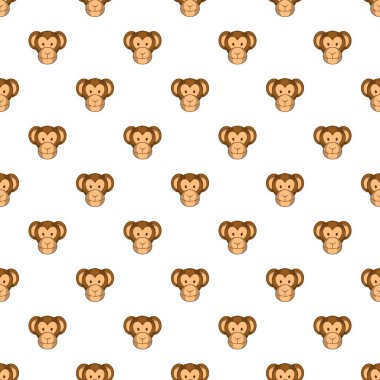 Maymun surat desen, karikatür tarzı