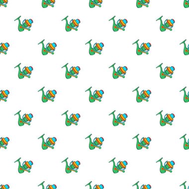 Çubuk deseni üzerinde karikatür tarzı reel