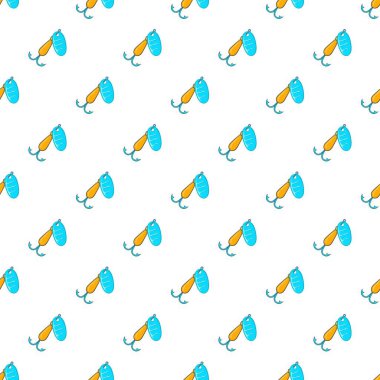 Balık desen, karikatür tarzı yakalamak için kanca