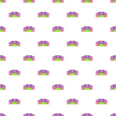 Dikdörtgen Stadyumu desen, karikatür tarzı