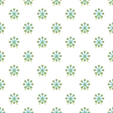 Dönme dolap desen, karikatür tarzı