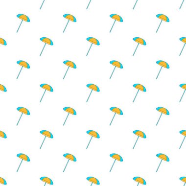 Plaj şemsiye desen, karikatür tarzı