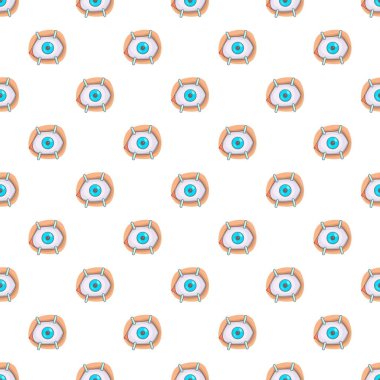 Göz tedavisi desen, karikatür tarzı