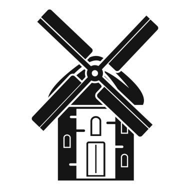 Değirmen simgesi, basit tarzı