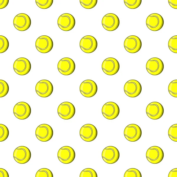 Modèle de balle de tennis, style dessin animé — Image vectorielle