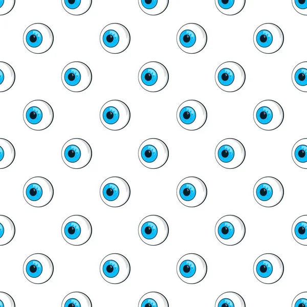 Motif des yeux, style dessin animé — Image vectorielle