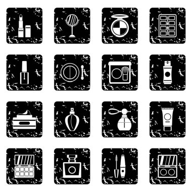 Kozmetik simgeler kümesi, grunge tarzı